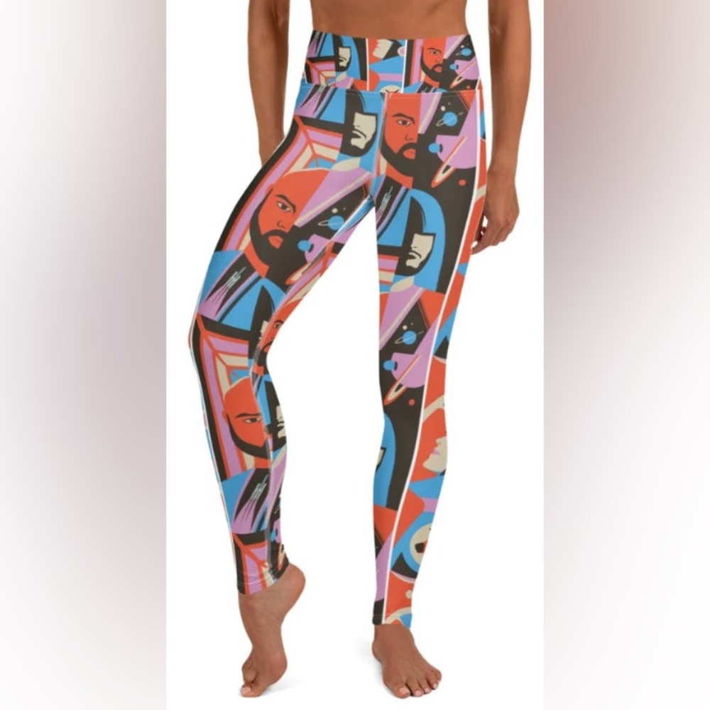 Khruangbin: Golden Cosmos Yoga Leggings - Multicolored
